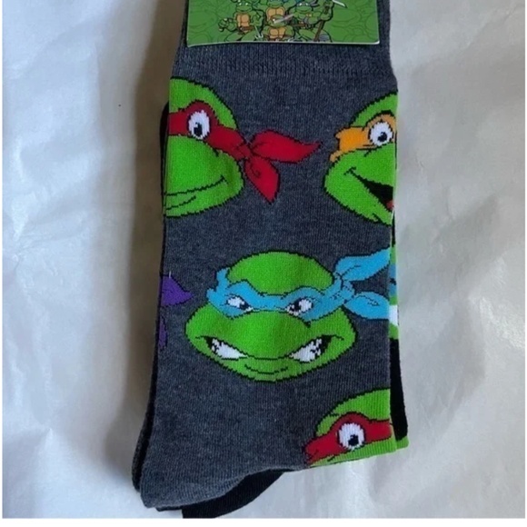 Unisex TEENAGE Mutant Ninja Turtles Adult Socks - Picture 7 of 8